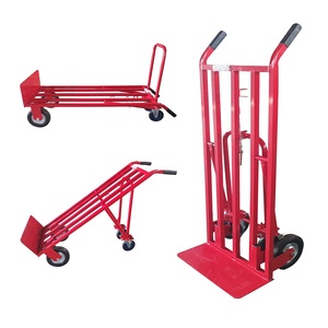 折り畳み式コンバーチブルプラットフォーム輸送トロリーカートOEM大型スチールハンドトロリートラック3 in 1 - Product Image 1