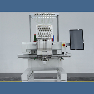Máquina de bordar Lesage Single Head 15 Agujas Máquina de bordar por ordenador con tapa comercial - Product Image 2