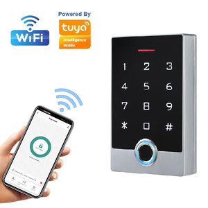 Seguridad inteligente exterior impermeable/resistente a la intemperie caja de Metal Wifi Tuya App huella digital cerradura de puerta teclado Control de acceso - Product Image 1