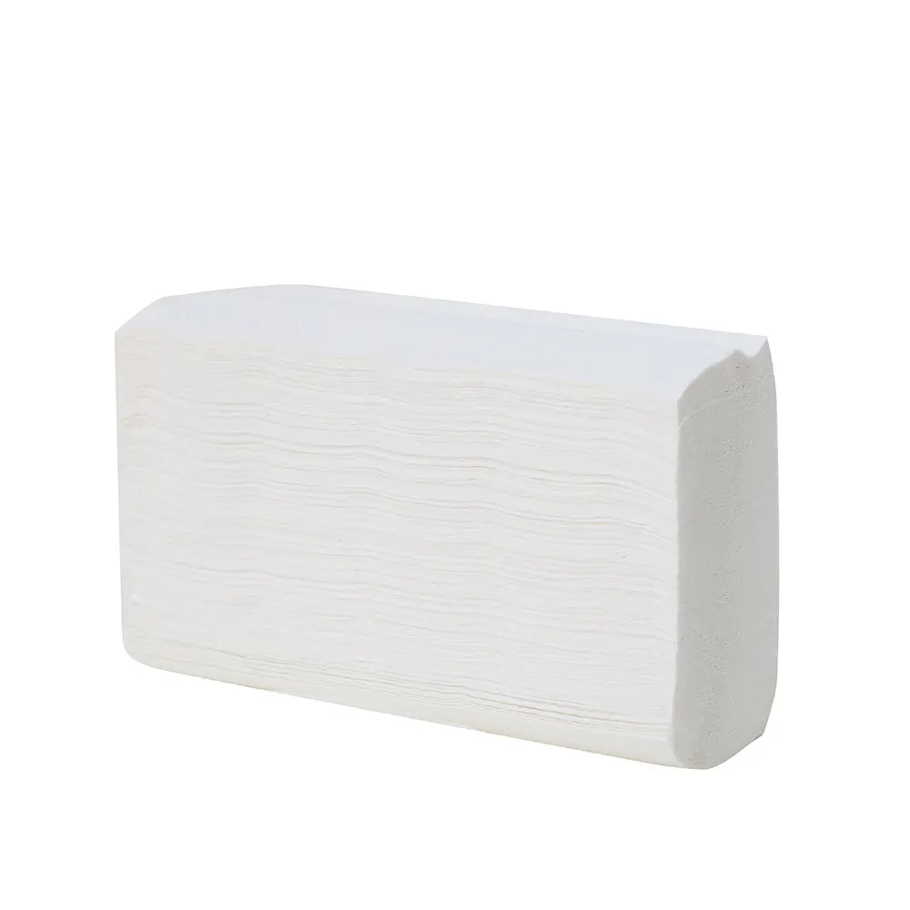 Toilet Hand Towel Virgin Wood Pulp White N Fold Paper Tissue Slimline Zfold 4 Towels 30X30 Disposable Gym Card Hot Sale