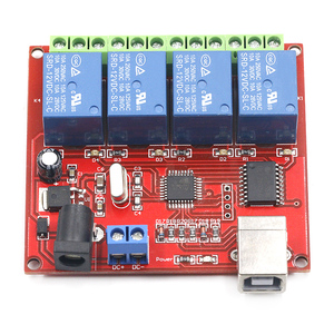 5V 12V 24V Programmier barer USB-Relais-Steuersc halter 4-Kanal-Computer Intelligente Steuerung für Smart Home PC-ICs Produkt - Product Image 2