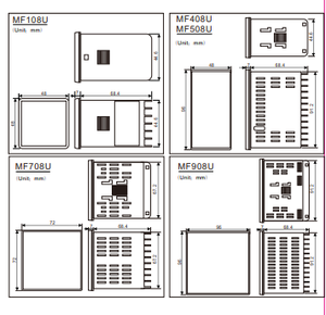 Teshow <strong>PID</strong> <strong>Temperature</strong> <strong>Controller</strong> ABS Material with Heating &amp; Cooling Two <strong>Outputs</strong> for Plastic Extrusion System OEM &amp; ODM - Product Image 6