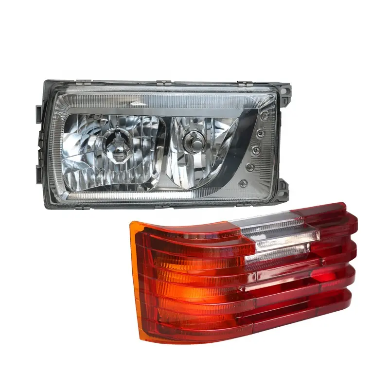 Auto parts untuk Mercedes W123 headlamp W115 C180 C200 C260 lampu belakang Van lampu belakang kristal lampu belakang