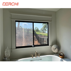 Derchi nfrc บ้านหน้าต่างกระจกกันกระแทก, หน้าต่างอลูมิเนียมทนพายุหน้าต่างบานเลื่อนแนวนอน - Product Image 4