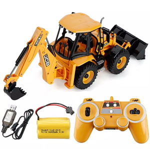 ダブルE RC RTR E589 1/20 2.4G 11CHRCショベル認定JCBバックホーローダーライトサウンド建設トラック車両モデル - Product Image 2