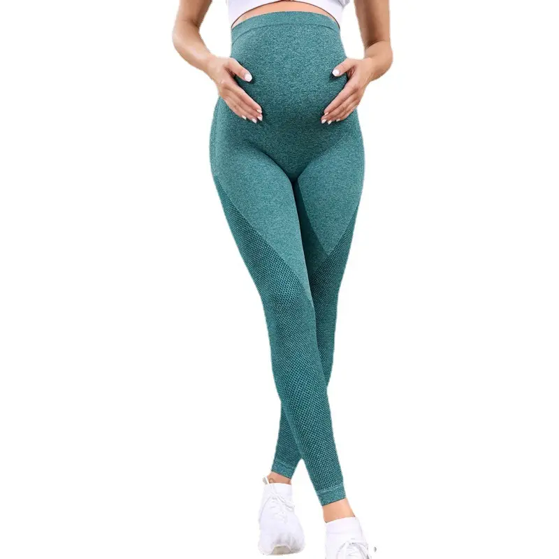 Yiwu filles portant des nouveaux leggings design de mode fitness sport pantalons de yoga pour les femmes enceintes