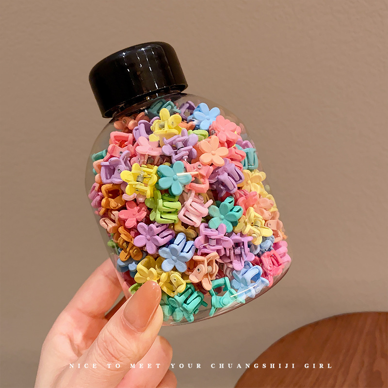 Floral Mixed Color Hair Clips 50pcs Barrel