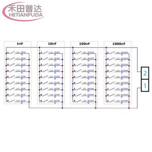 1nFステップ4桁10年プログラム可能なコンデンサボードフィルムコンデンサDNC2B04 - Product Image 5