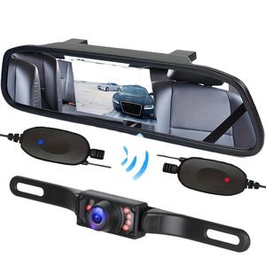 Rear View 4.3 inch <strong>LCD</strong> <strong>Display</strong> Screen Mirror Monitor Car Reversing Parking <strong>Reverse</strong> Backup Camera Kit Mirror - Product Image 1