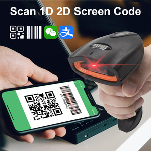 Handheld Auto-Sensing Barcode Reader 1D 2D 2.4G Wireless QR Pdf417 <strong>Scanning</strong> Gun for MAC <strong>OS</strong>, Windows, IOS and <strong>Android</strong> - Product Image 4
