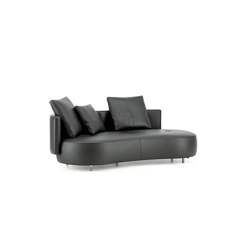 Produttore di vendita calda 2 posti divano moderno poltrona curva divano soggiorno mobili
