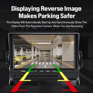 Generic Car <strong>Monitor</strong> DC and AV Connector 12V 24V <strong>LCD</strong> Video <strong>Recording</strong> Rearview Backup Reverse Parking Display 7 Inch Car <strong>Monitor</strong> - Product Image 3