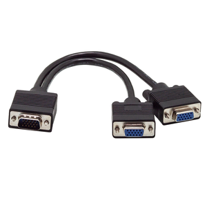 Prezzo all'ingrosso di fabbrica VGA 1 cavo di prolunga maschio a 2 femmina 2 in 1 cavo VGA a Vga per proiettore - Product Image 3