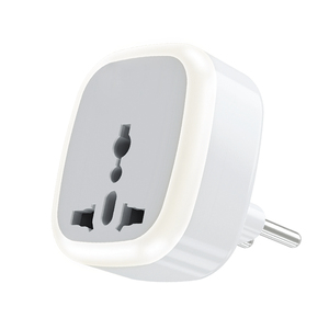 อะแดปเตอร์ Apple ไฟกลางคืนตัวจับเวลา AC 10A PC เวลาพร้อมซ็อกเก็ต EU สําหรับการสลับปลั๊กปรับแต่งได้ซ็อกเก็ตตู้ต่างๆ - Product Image 1