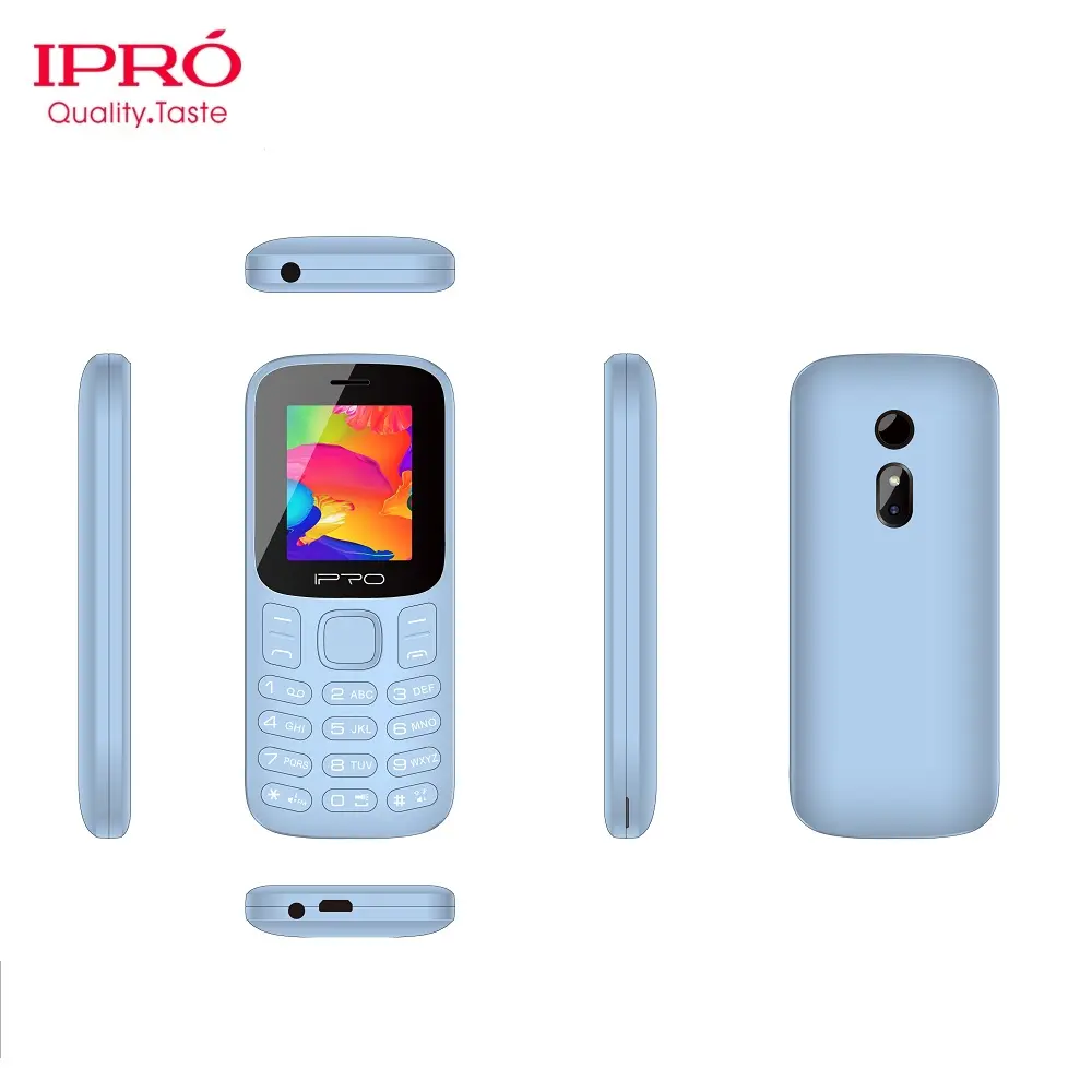 Ipro 1,77 pulgadas dual sim mini teléfono celular con cámara y Fuentes grandes A20mini para ancianos 2G función de teléfono