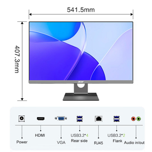 <strong>Acer</strong> <strong>New</strong> All-in-one Pc 23.8'' Intel Celeron G5900 Monoblock All in One Pc Desktop Pc - Product Image 2