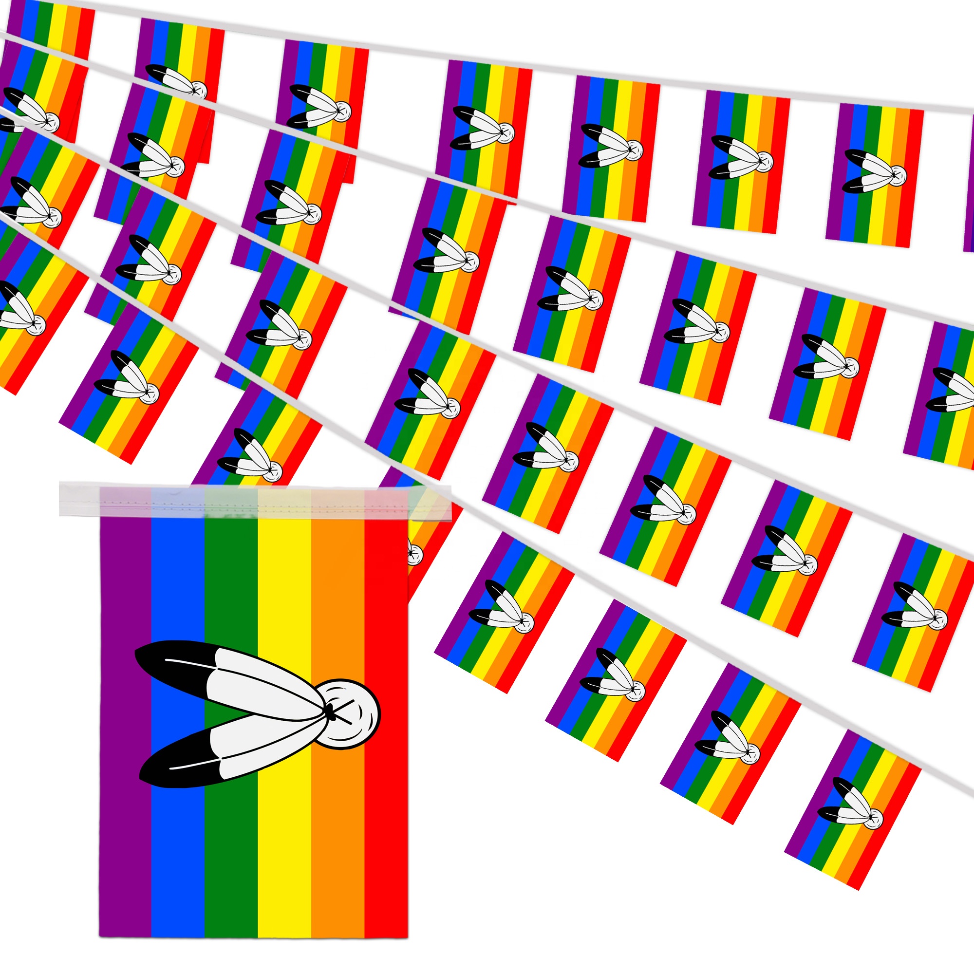 Pride rainbow flag