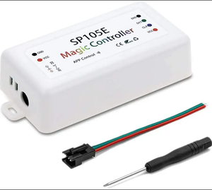 SP105E LED Controller Arbeits spannung DC5V-24V Bluetooth LED Controller RGB Dream Color Streifen Licht Anwendung Smart Controller
