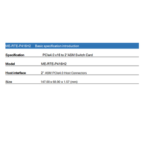 Miwin precio barato personalizado tarjeta Retimer externa <span class=keywords><strong>PCIe</strong></span> 4,0 X16 a 2 * Tarjeta de interruptor ASM GPU tarjeta Retimer de expansión a estrenar - Product Image 6