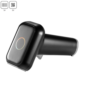 Magazzino ad alta velocità mini wireless 2.4g USB RS232 codice QR pdf417 1D 2D supermercato scanner di codici a barre portatile android con display - Product Image 2