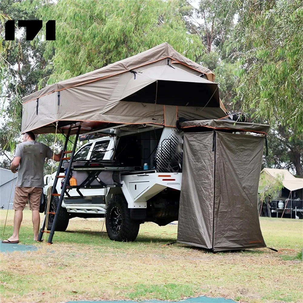Hot Sale Foldable 4wd Roof Tent Camping Car Roof Top Tent 4x4 Side Awning Annex Room