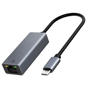 Super Speed 1000M USB C <strong>Network</strong> Card USB C to Ethernet Adapter Type C to RJ45 Lan <strong>Computer</strong> Connector CARD - Product Image 1
