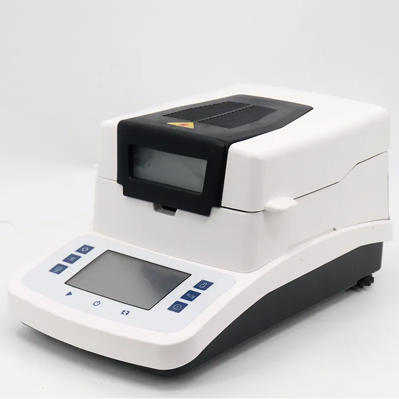 Medidor de umidade de halogênio 50g/110g, com tela sensível ao toque, laboratório, chá, tabaco, grão de alimentos, analisador de medição de umidade
