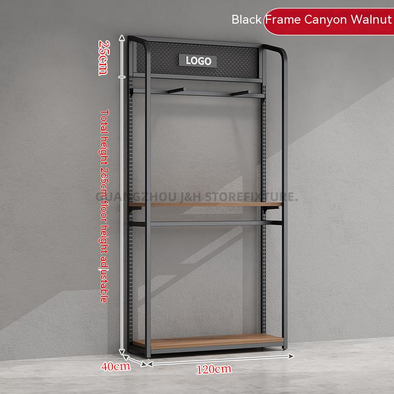 Nero opaco + legno scuro L120 * W40 * H265CM