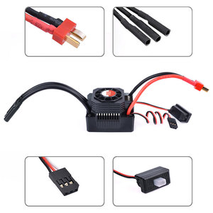 Surpass Hobby Rocket防水3665ブラシレスモーター60AESCコンボ3S3100KV for 1/101/12 RCカーHSP94123スラッシュ - Product Image 5