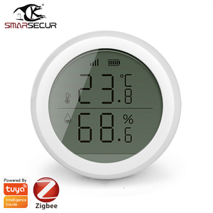 Manufacturer Zigbee Tuya <strong>Temperature</strong> and <strong>Humidity</strong> <strong>Sensor</strong> LCD Display <strong>Temperature</strong> <strong>Humidity</strong> Meter - Product Image 2