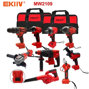 Ekiiv ชุดไขควงไฟฟ้าไร้สาย20V ชุดเครื่องมือ5 in 1ชุดคอมโบเครื่องมือซ่อมแซมพลังงานไฟฟ้า - Product Image 2