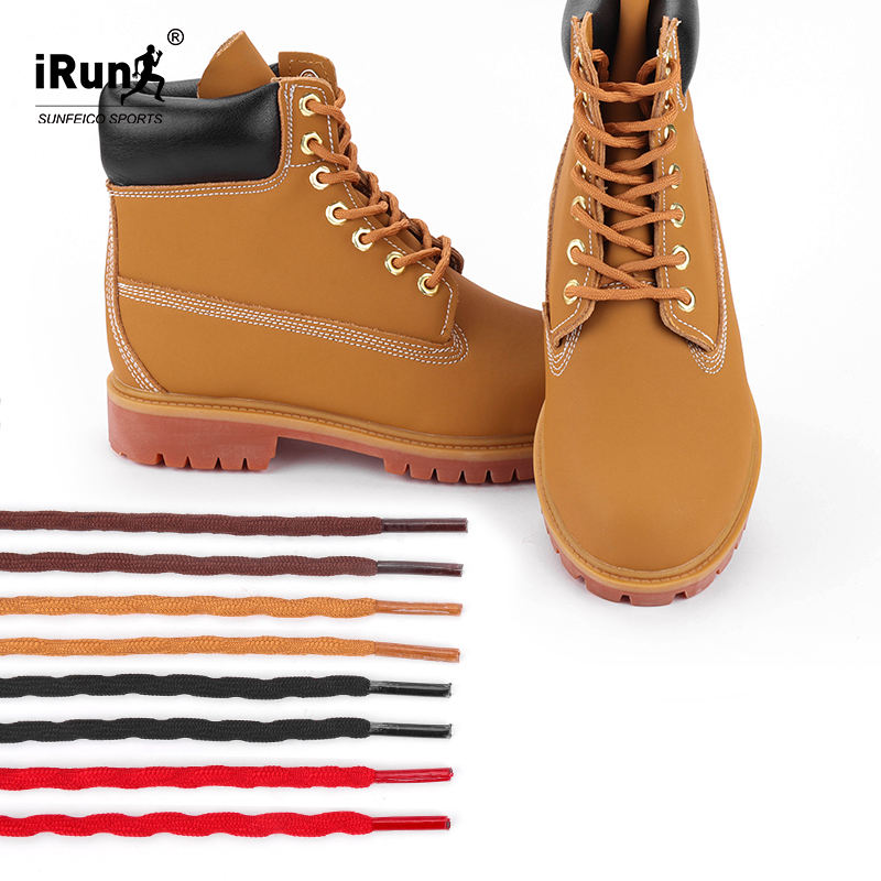 Senderismo los cordones de los zapatos