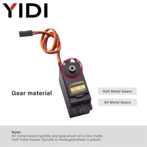 MG995 13kg DC Mini Micro RC Spielzeug Servomotor 360 180 Grad Hoch geschwindigkeit für Arduino Roboterarm RC Modell Diy Metall Zahnrad lenker