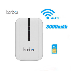 CAT6 4G LTE Router tascabile 300mbps dispositivo Hotspot Internet gratuito universale tipo-c SIM card 3000mah MINI 150 WIFI mbps - Product Image 1