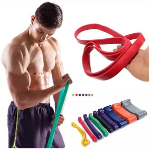 Banda de resistencia para entrenamiento de tensión elástica, logotipo personalizado, banda de asistencia para tirar hacia arriba de bucle grueso para Fitness - Product Image 5