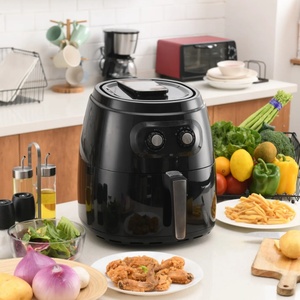 1800W Electric Manual Air Fryer 7.5L Deep Frying Machine Square Modern Style <strong>Timer</strong> <strong>Temperature</strong> <strong>Control</strong> for Household Use - Product Image 2