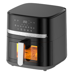 Aifa ventana de vidrio 4L 4,5 litros Capacidad Horno eléctrico Freidora de aire de estilo moderno con control digital Diseño de plástico cuadrado - Product Image 3