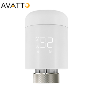 Válvula de radiador termostática inteligente AVATTO Modern Tuya Wifi programable TRV para termostato doméstico Control remoto - Product Image 1