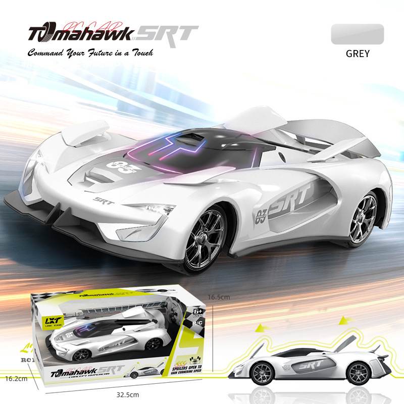 9010-9-118 Coche de carreras de deriva - Blanco