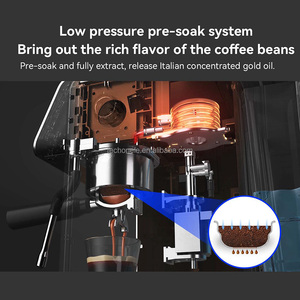 ZILONG Stainless Steel Espresso Machine with Grinding <strong>Function</strong> Electric Household Coffee Machine for Home Use &amp; Cafe - Product Image 4