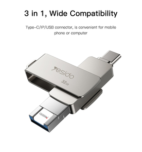 YESIDo neues Design Zink legierung Shell mit OTG-Adapter funktion USB-Speichers ticks Speicher karten