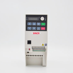 Unidad de frecuencia de 750W de velocidad variable ajustable VFD barato con control vectorial para unidad trifásica de CA de 220V/380V - Product Image 1