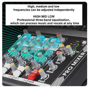 Oferta especial, interfaz de mezclador de audio Digital profesional, consola mezcladora de Audio de 12 canales para escenario, espectáculo de DJ - Product Image 2