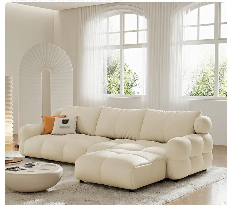 Ev mobilya L şekilli kesit kanepe avrupa tarzı oturma odası kadife koltuk takımı modüler kanepeler köşe kanepe
