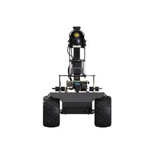 Intel RaspRover açık kaynak 4WD AI Robot, çift kontrolörleri, tüm metal gövde, ahududu Pi 4B/ahududu Pi 5 için uygun