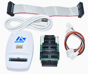 100% downloader emulatore Debugger originale supporta schede di sviluppo STM32/STM8 scheda adattatore 7 cavi - Product Image 4
