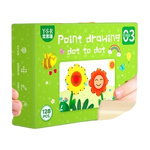 2023 yeni eğitici oyuncaklar çocuk çizim yazma öğrenme inme hattı kitap çocuklar mantıksal düşünme kartları kitap - Product Image 1