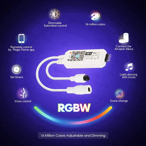 Schlussverkauf 2.4G Mini WLAN kabellos 24-Taste RGBW led-Controller für Smart-Lichttreifen - Product Image 5