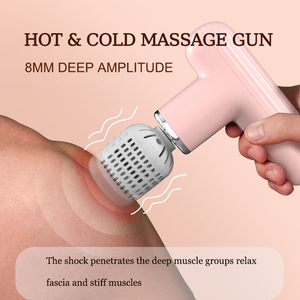สายไฟกล้ามเนื้อ Fascial แบบเพอร์คัชชันแบบกําหนดเองพร้อมหน้าจอสัมผัสเครื่องนวดเนื้อเยื่อลึกปืนนวดหัวสั่นสะเทือน - Product Image 2