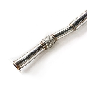 Exhaust Catback System 3&quot; Quad Muffler Tip for 2015 up <strong>Subaru</strong> <strong>WRX</strong> / STI 2.0T